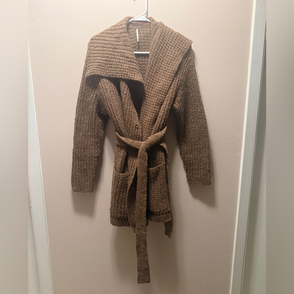 Free People Wool Brown Sweater SIZE S